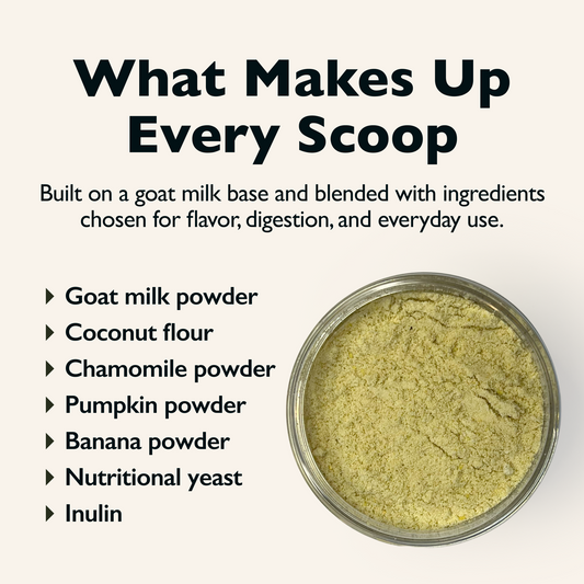 Goat Milk Topper - Pumpkin & Chamomile