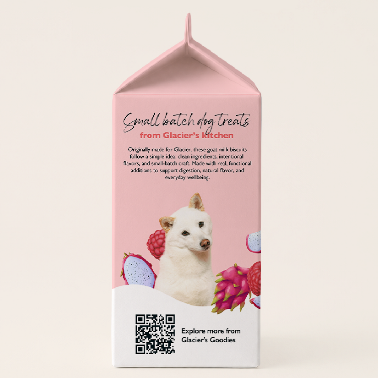 Spring Collection Goat Milk Dog Biscuits – Raspberry & Dragonfruit (Limited)