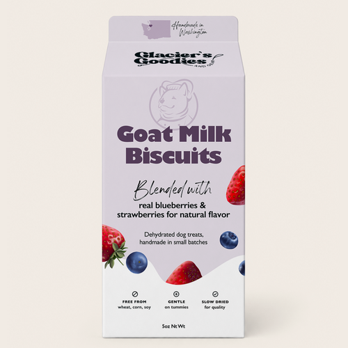 Goat Milk Dog Biscuits — Blueberry & Strawberry