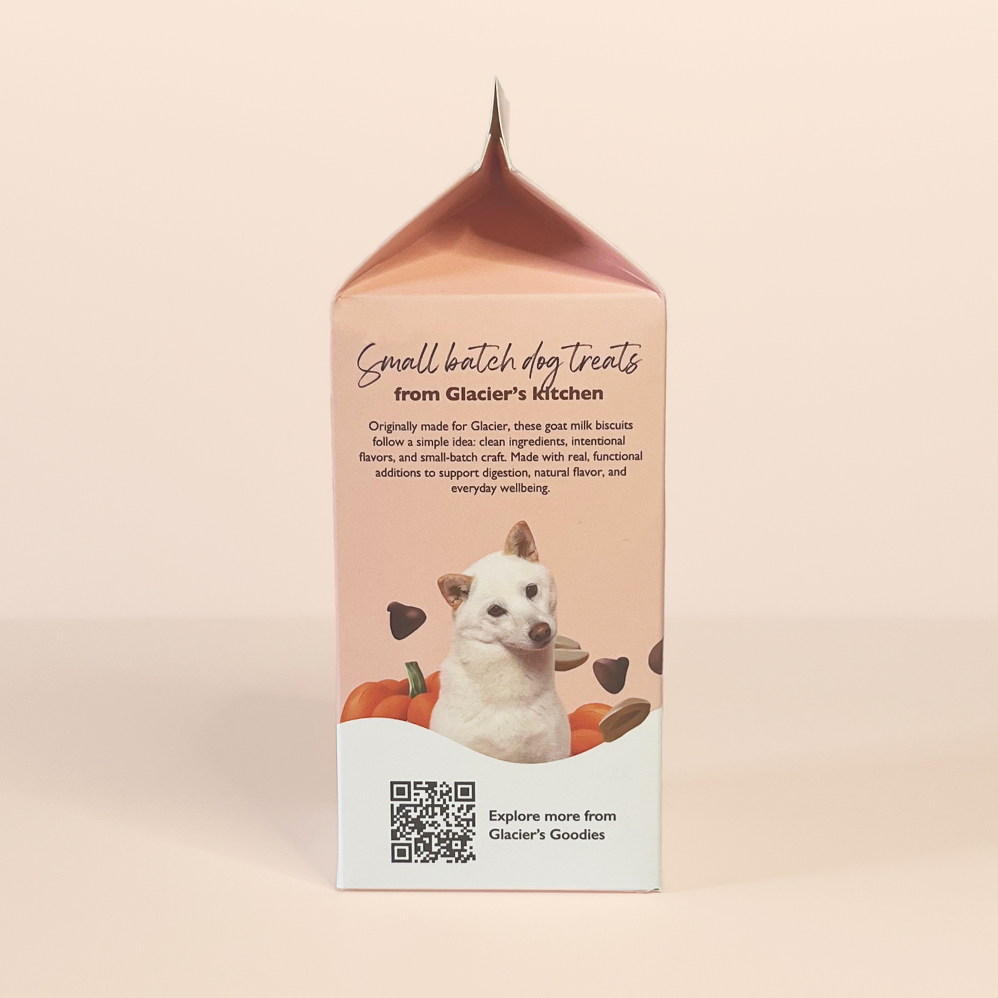 Goat Milk Dog Biscuits — Carob, Peanut & Pumpkin