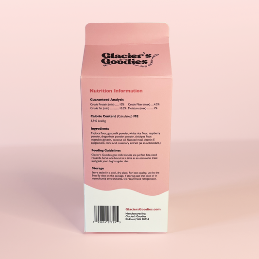 Spring Collection Goat Milk Dog Biscuits – Raspberry & Dragonfruit (Limited)