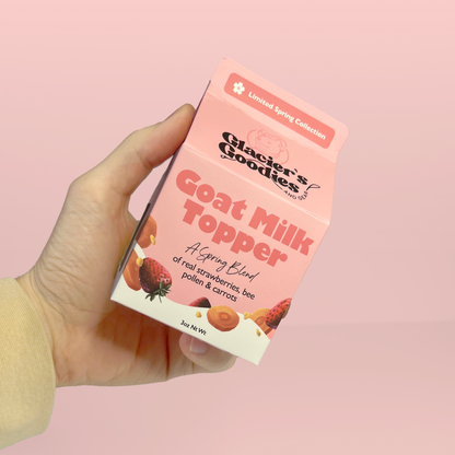 Spring Collection Goat Milk Topper