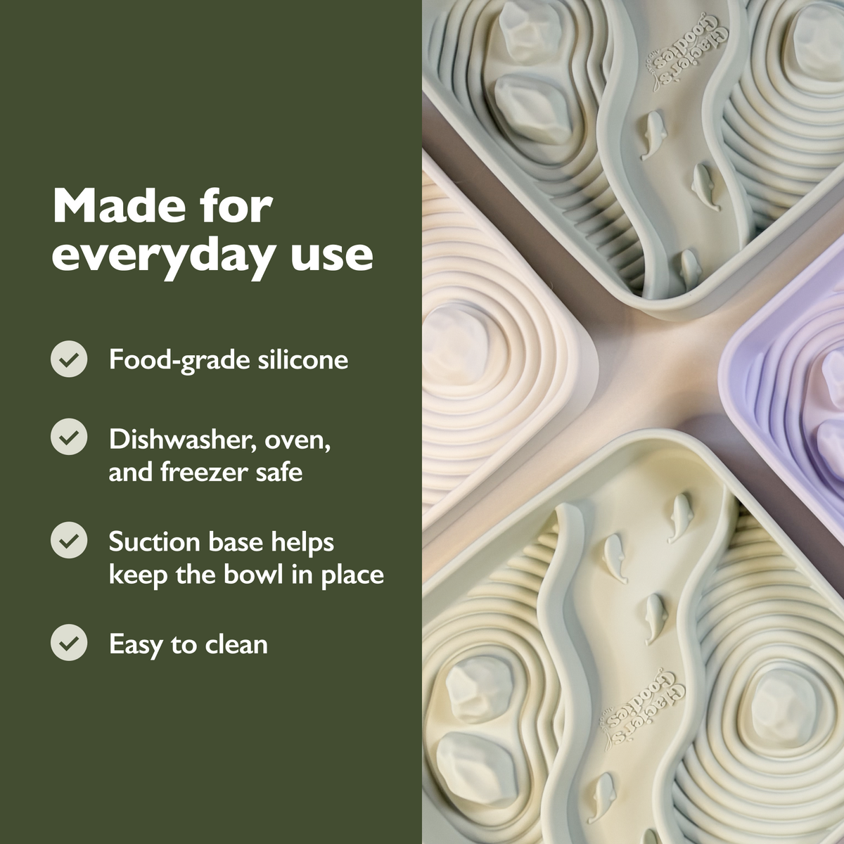 Zen Garden Enrichment Bowl - Blueberry Cream