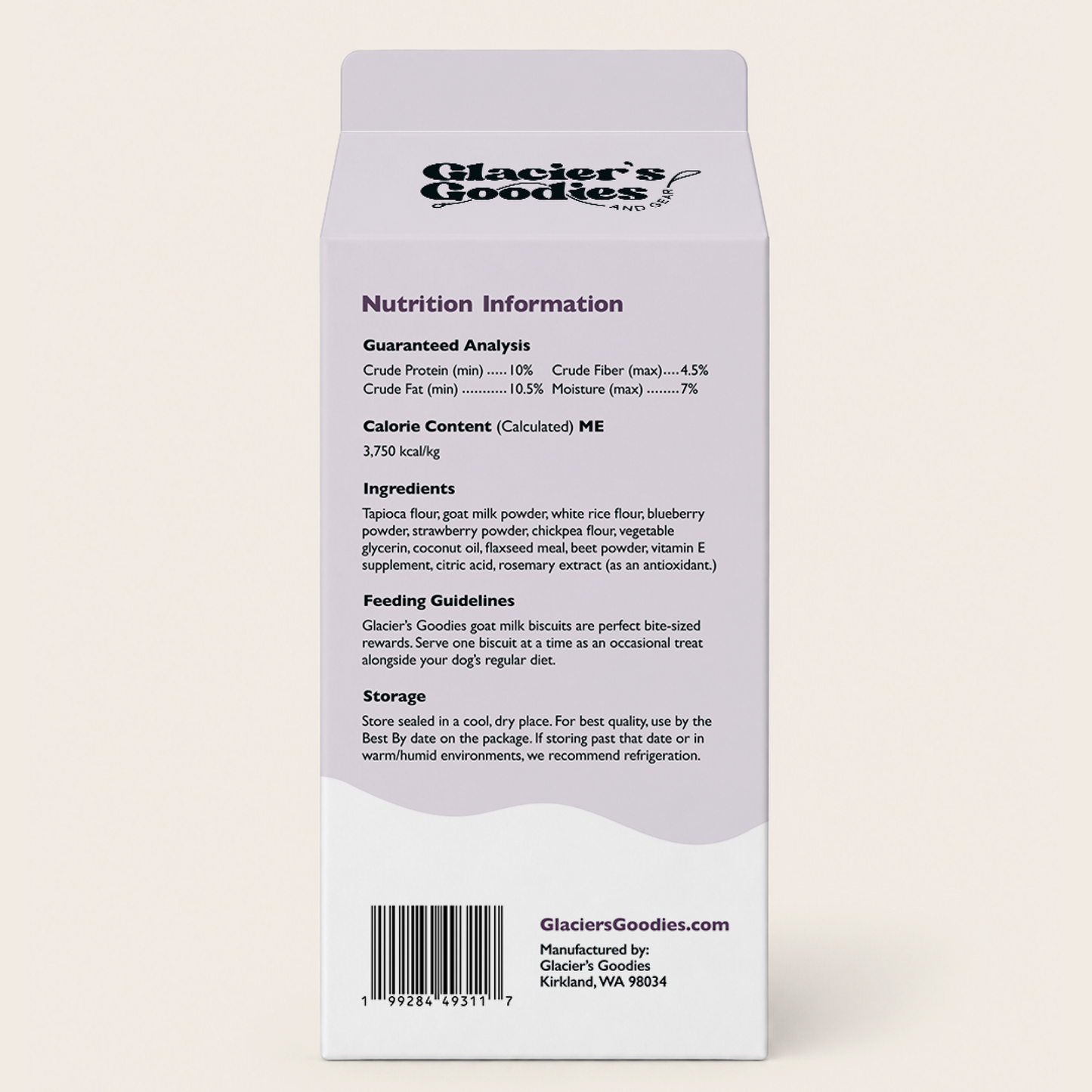 Goat Milk Dog Biscuits — Blueberry & Strawberry