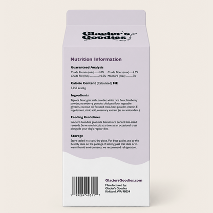 Goat Milk Dog Biscuits — Blueberry & Strawberry