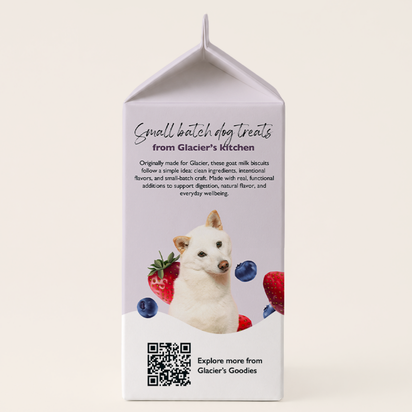 Goat Milk Dog Biscuits — Blueberry & Strawberry