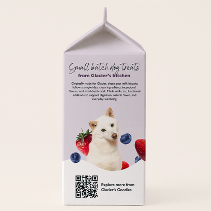 Goat Milk Dog Biscuits — Blueberry & Strawberry