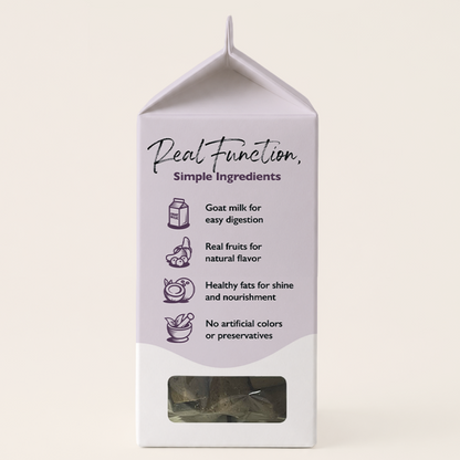 Goat Milk Dog Biscuits — Blueberry & Strawberry