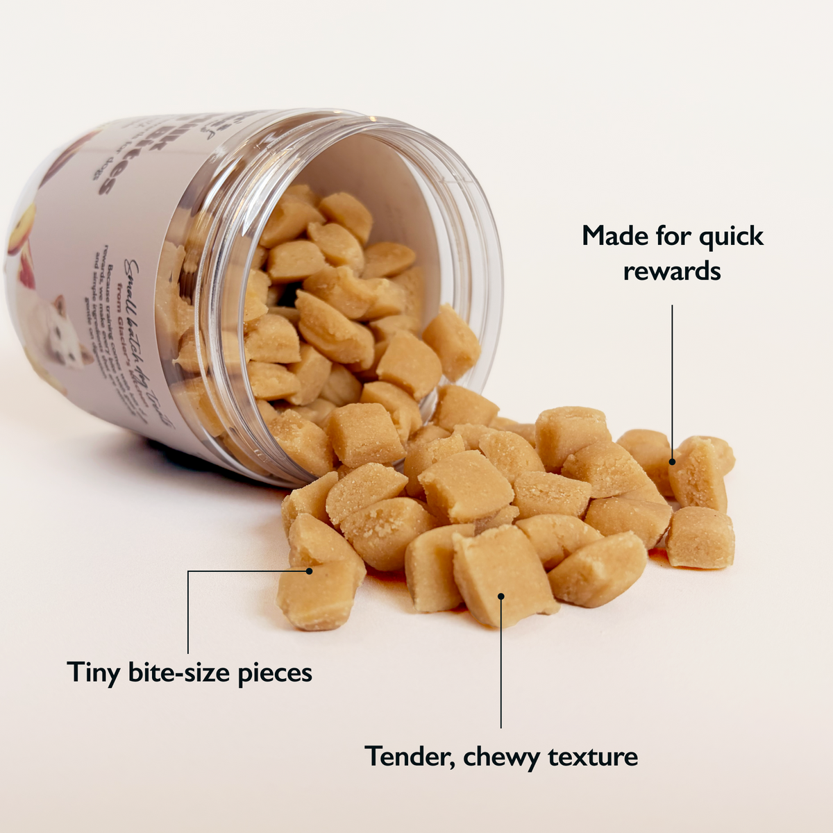 Goat Milk Training Bites — Beef & Apple