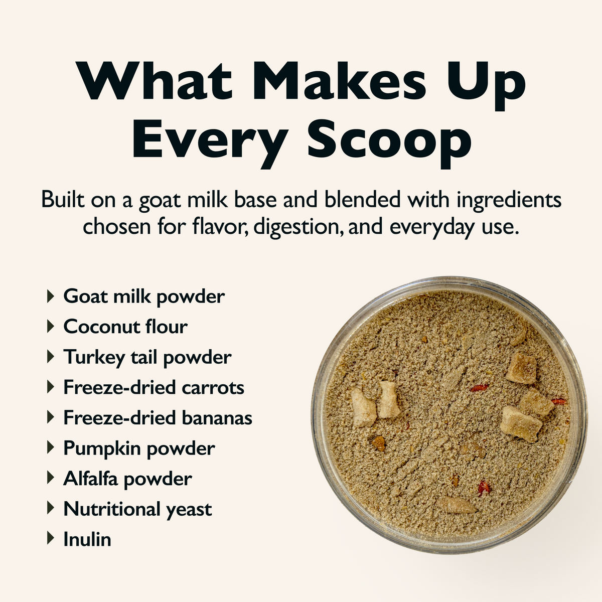 Goat Milk Topper – Daily Wellness