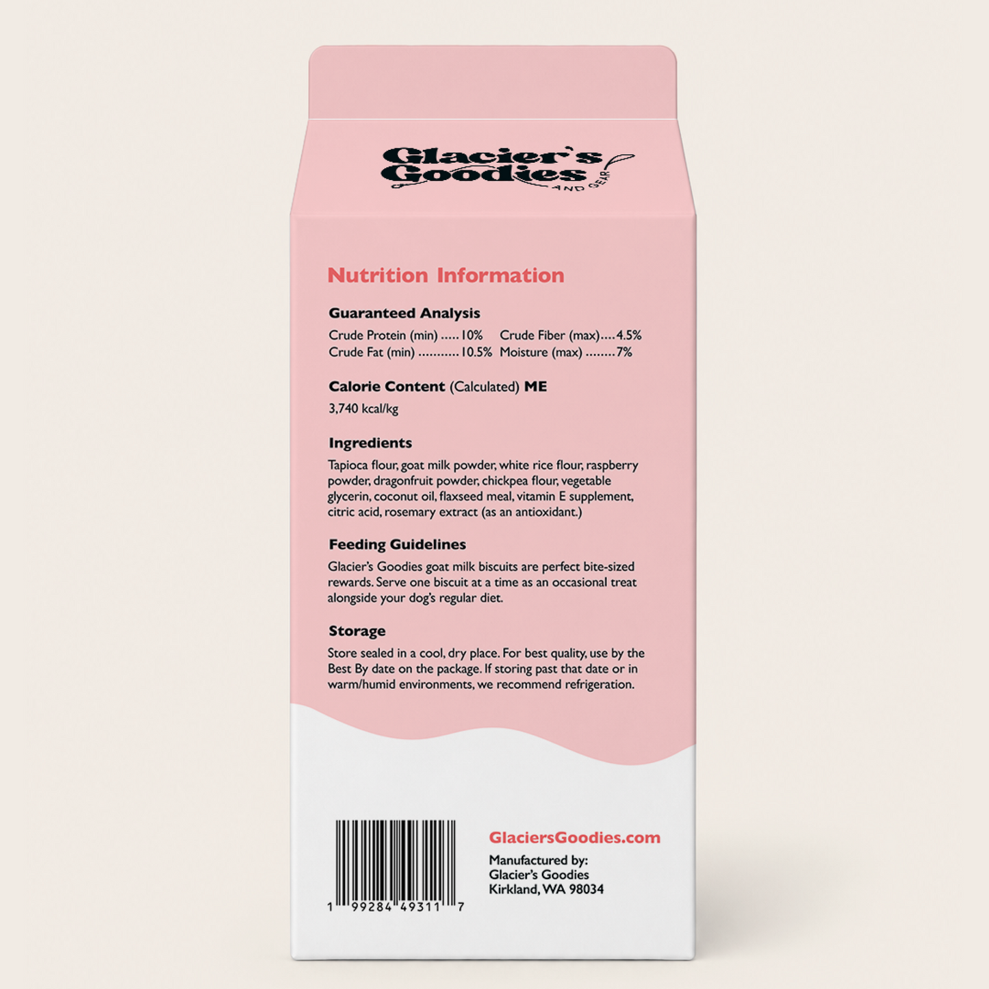 Spring Collection Goat Milk Dog Biscuits – Raspberry & Dragonfruit (Limited)