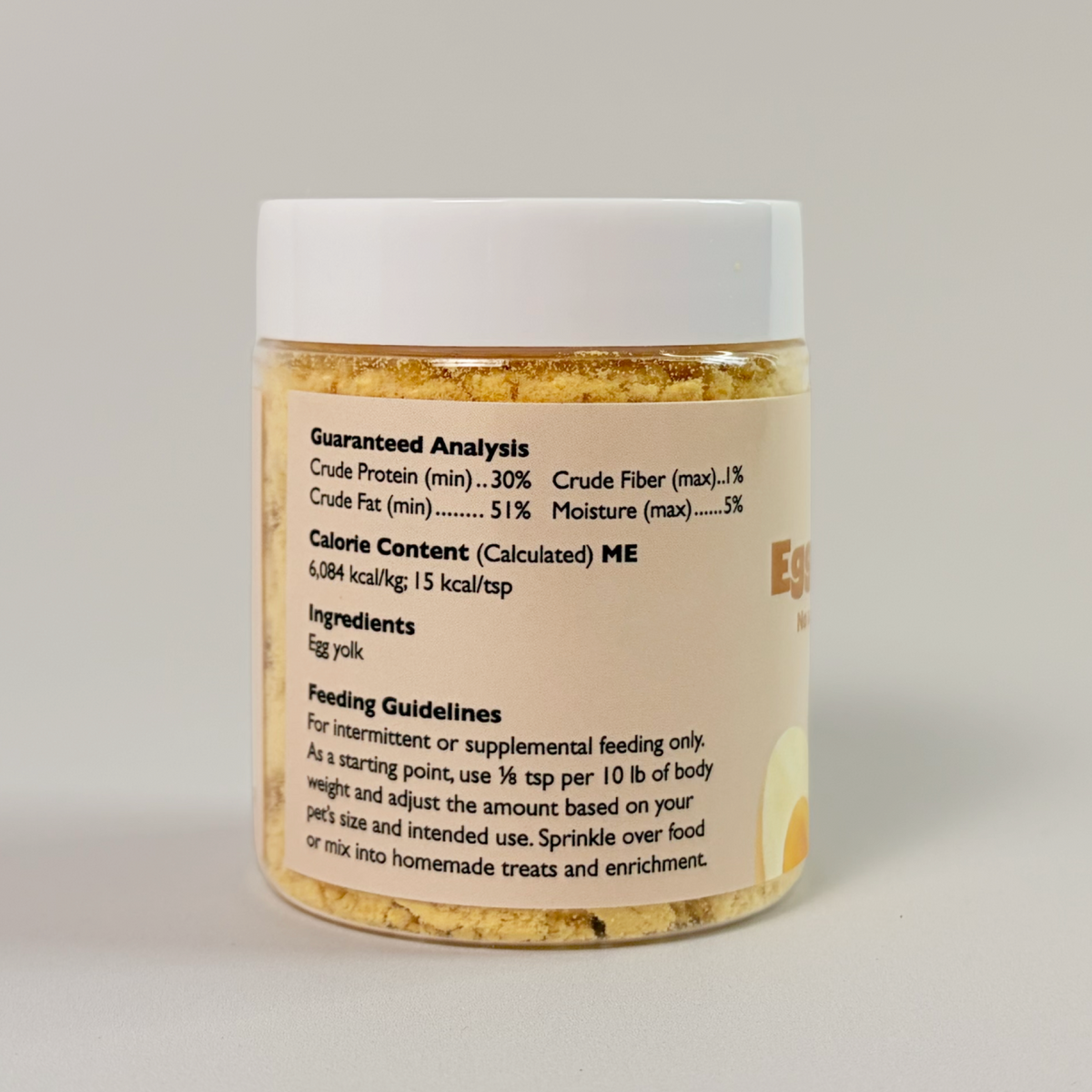 Single-Ingredient Egg Yolk Powder