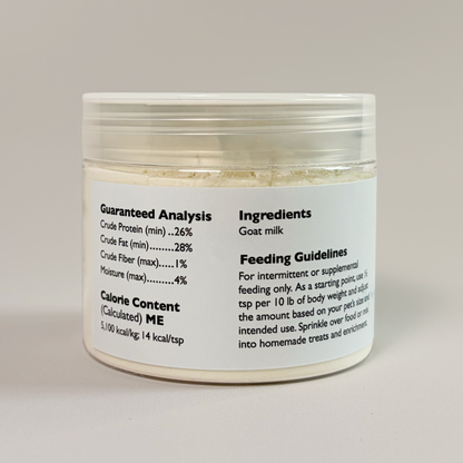 Single-Ingredient Goat Milk Powder