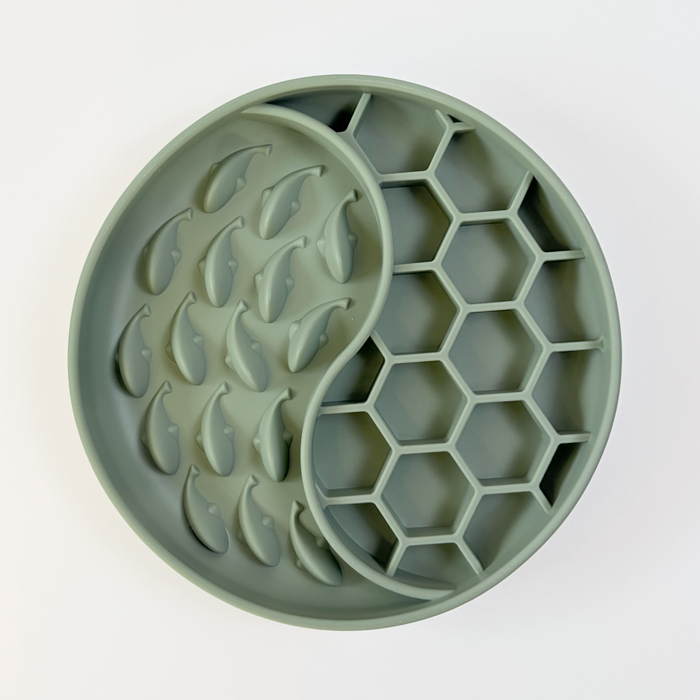 Koi Slow Feeder Bowl — Green