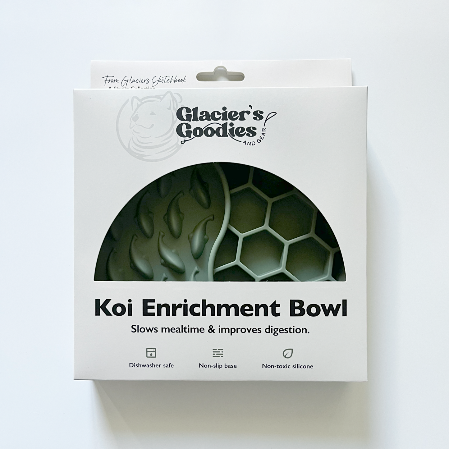 Koi Enrichment Bowl — Green
