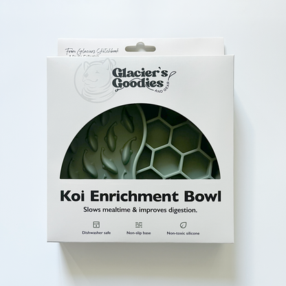 Koi Enrichment Bowl — Green