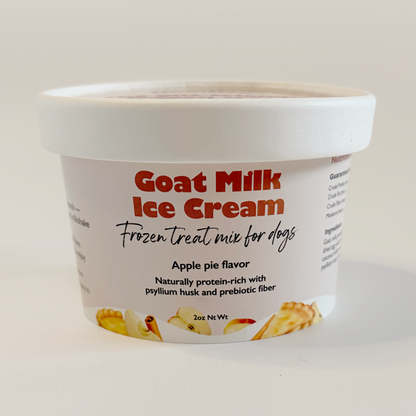 Goat Milk Ice Cream — Apple Pie
