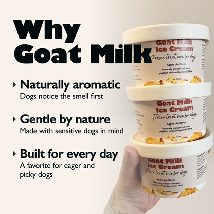Goat Milk Ice Cream — Apple Pie