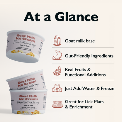Goat Milk Ice Cream — Apple Pie
