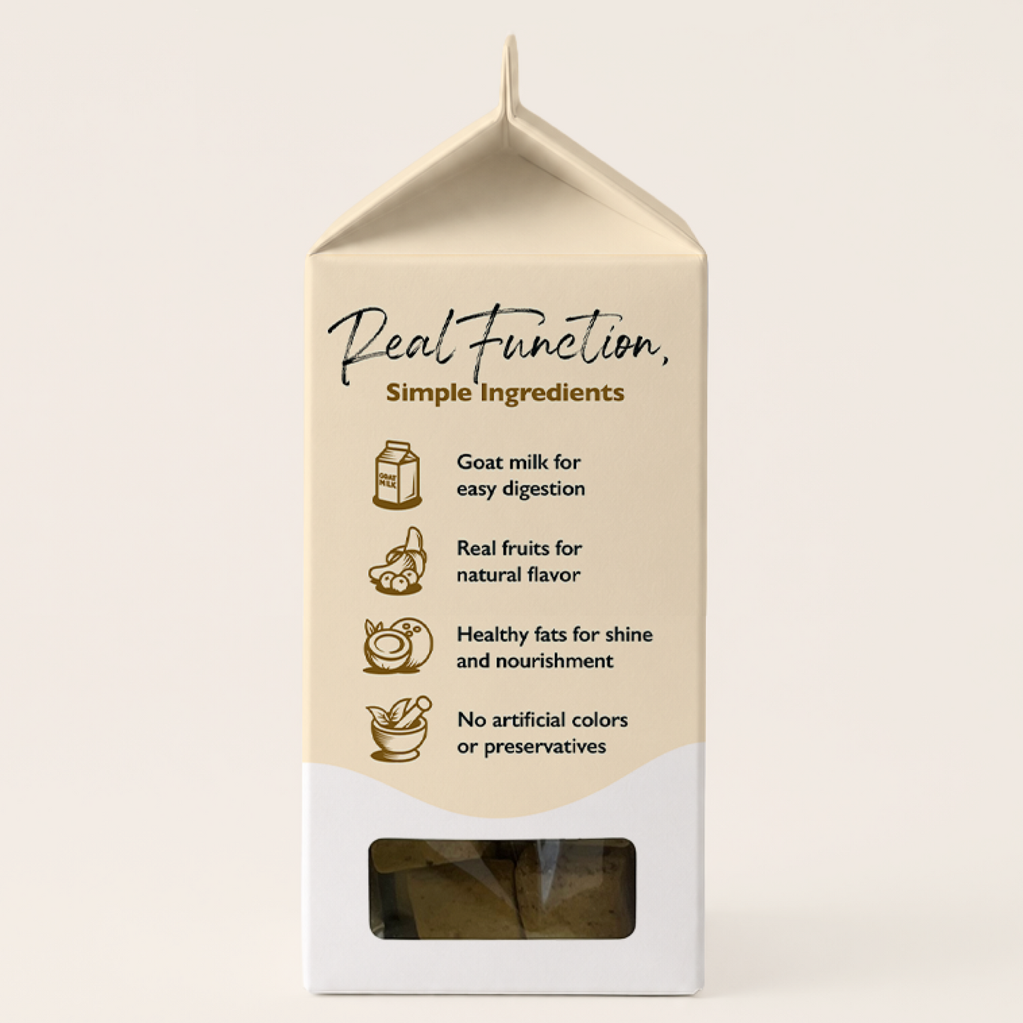 Goat Milk Dog Biscuits — Peanut & Banana