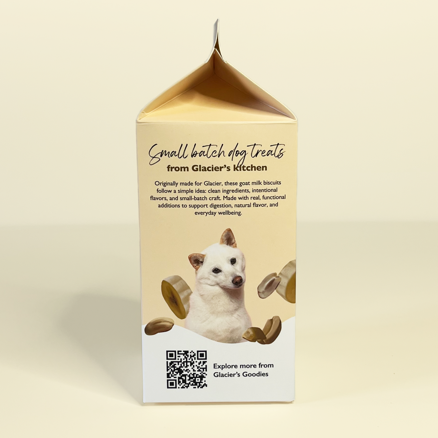 Goat Milk Dog Biscuits — Peanut & Banana