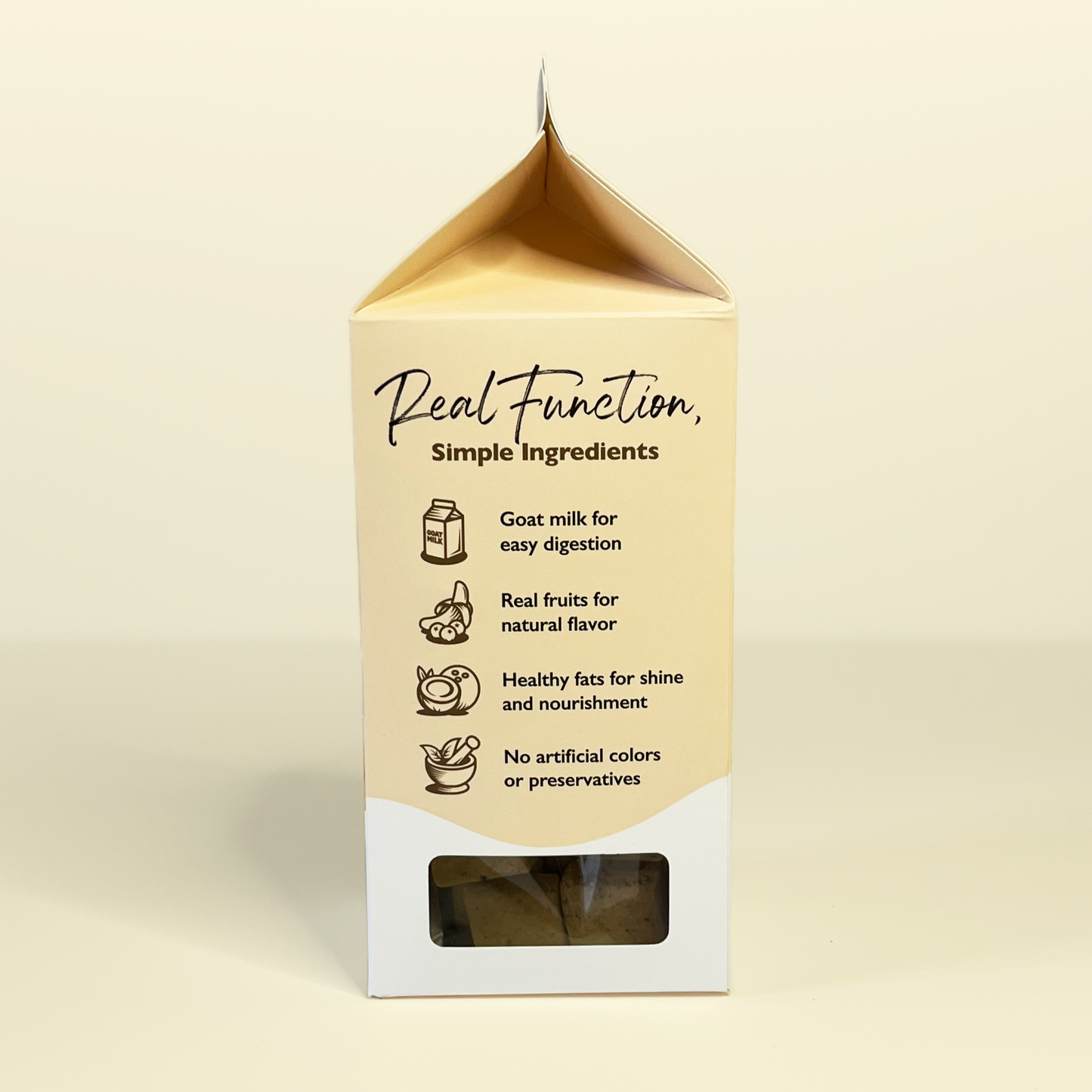 Goat Milk Dog Biscuits — Peanut & Banana