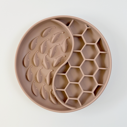 Koi Slow Feeder Bowl — Pink