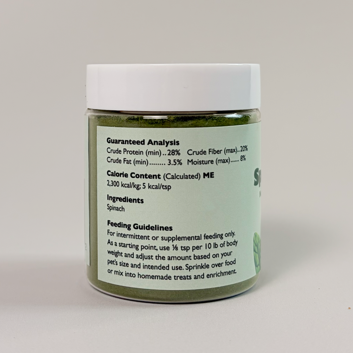 Single-Ingredient Spinach Powder