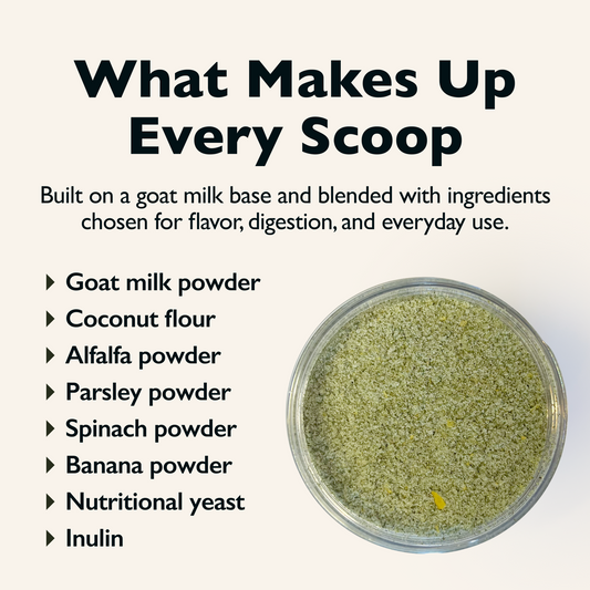Goat Milk Topper - Super Greens