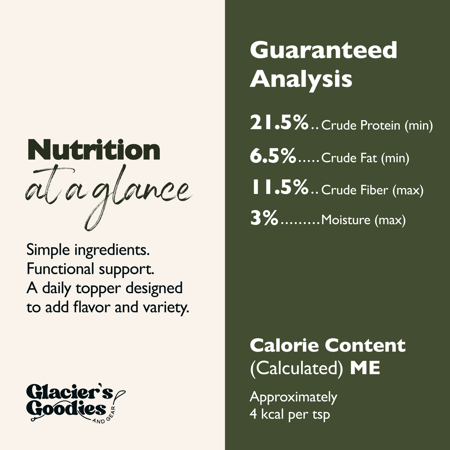 Goat Milk Topper - Super Greens