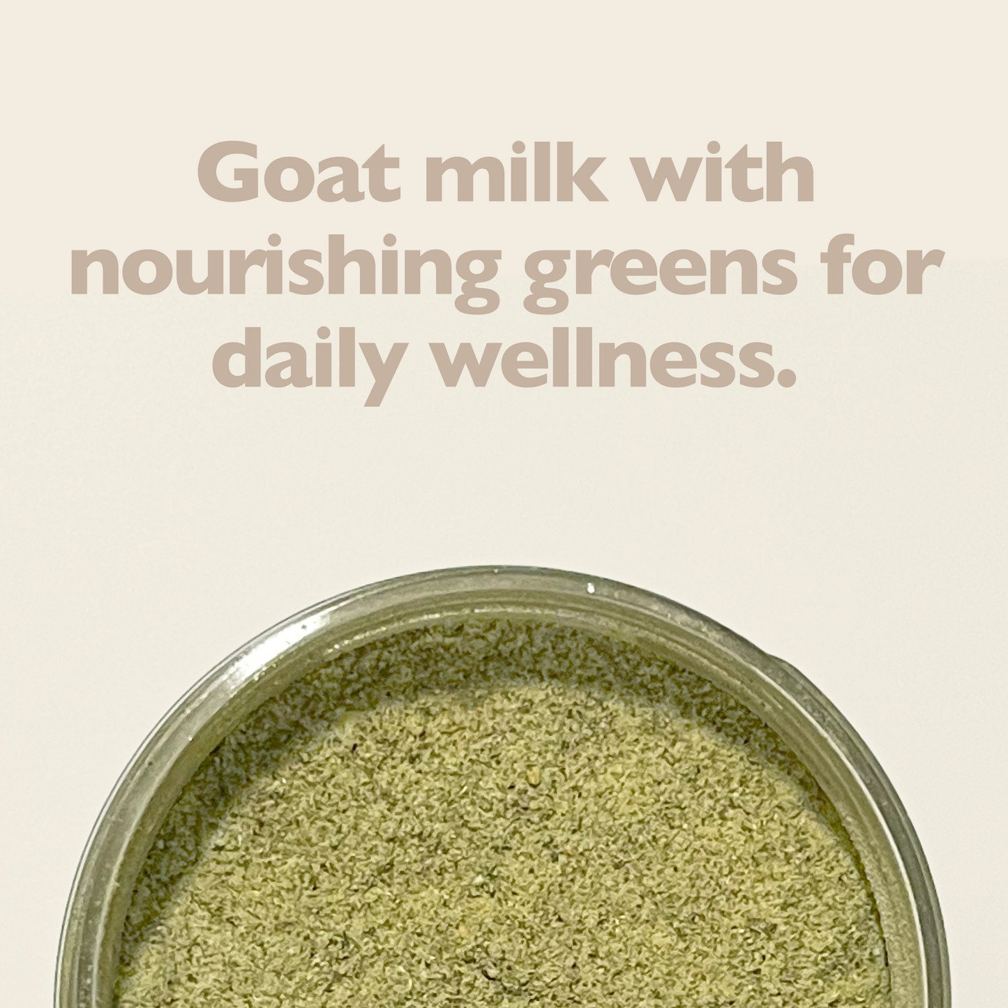 Super Greens Goat Milk Topper