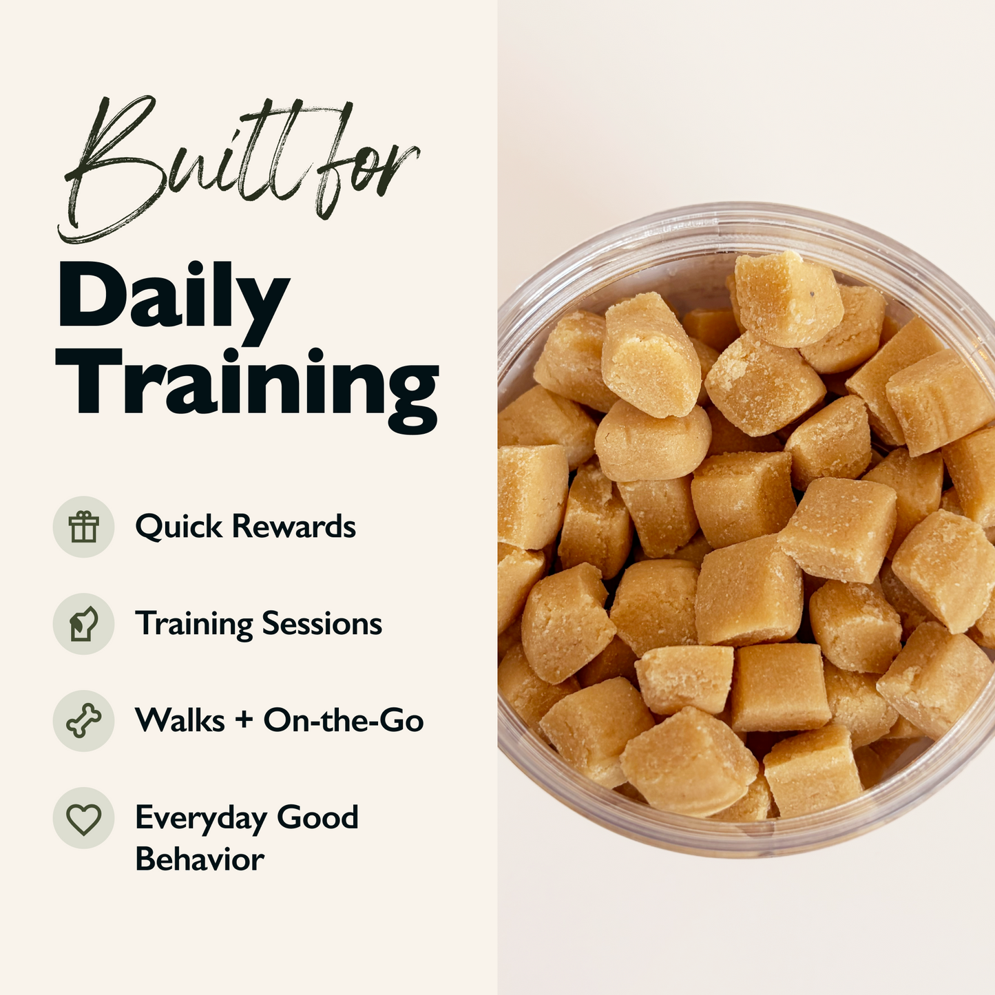 Goat Milk Training Bites — Chicken & Pumpkin