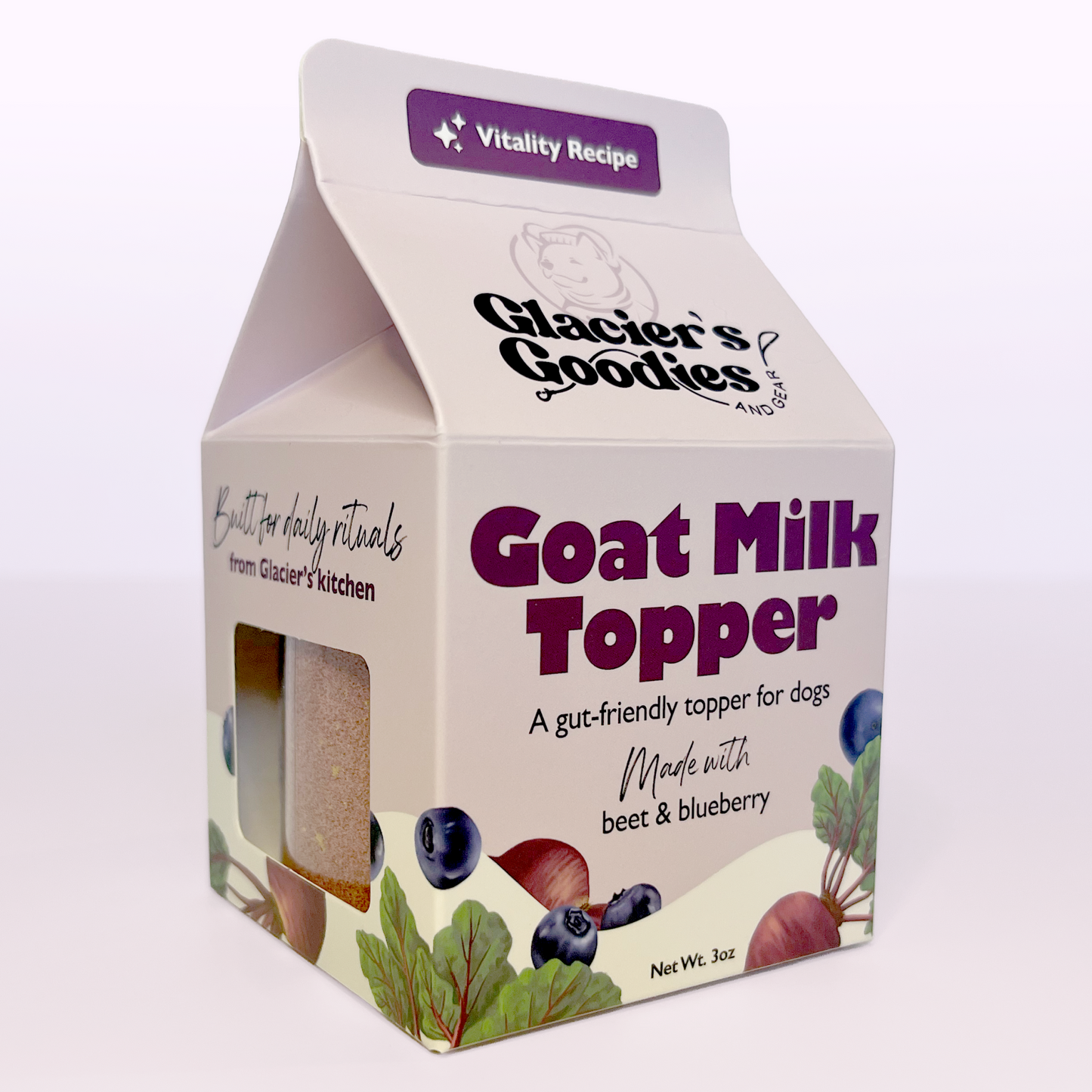 Goat Milk Topper - Beet & Blueberry